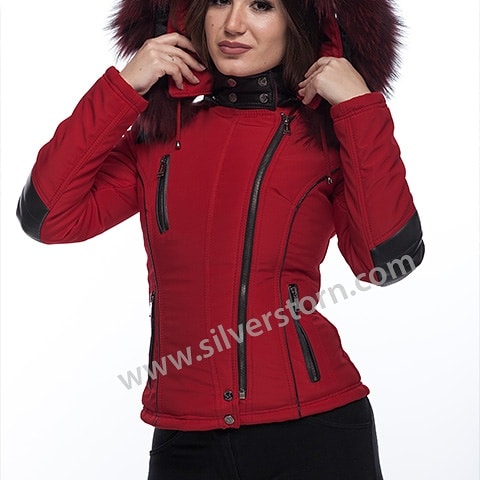 Doudoune fourrure colorée discount